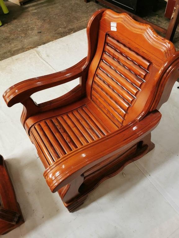 Solid Wood Armchair