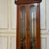 Red Wood Corner Display Cabinet