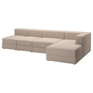 ModLounge 4.5C - 4.5-seat mod sofa w chaise longue, right/Samsala grey-beige
