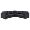 SofaLux CR4 - Corner sofa, 4-seat, Grann/Bomstad black