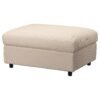 CoverEase – Footstool Cover in Hallarp Beige